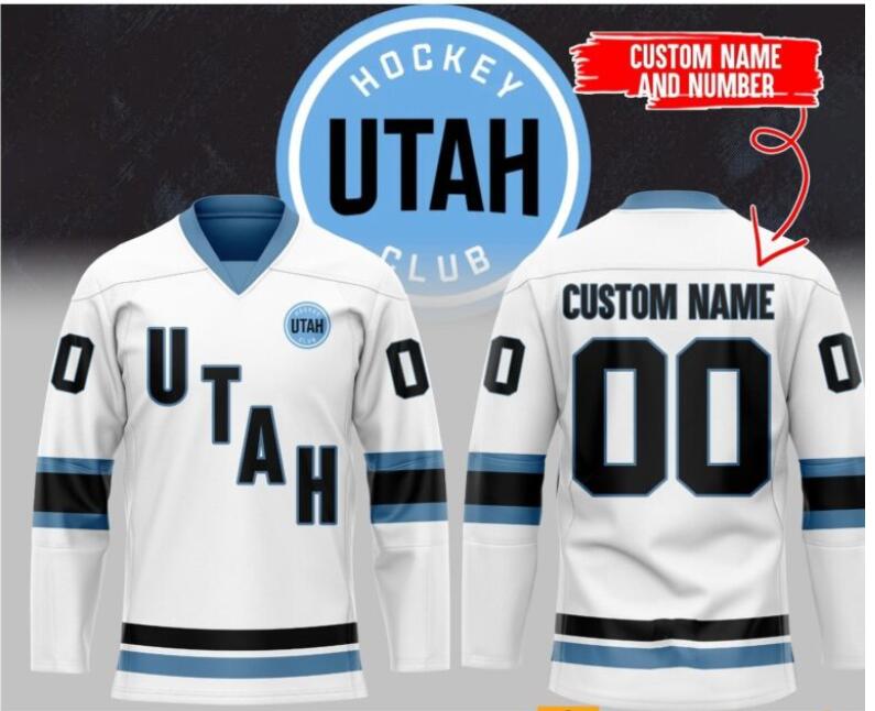 Men Utah Hockey Club Custom white 2024 Nike NHL Jersey